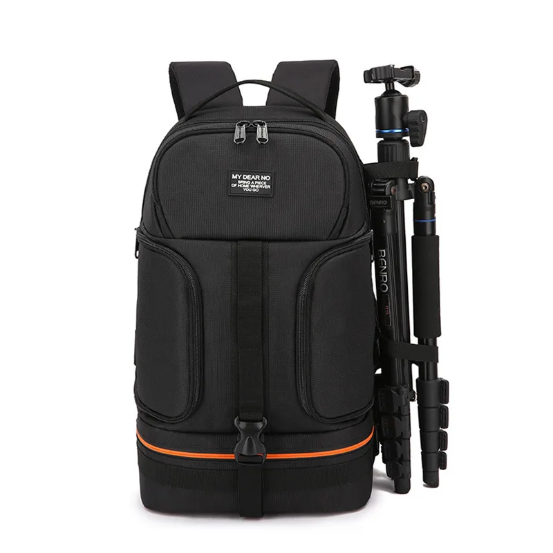 Camera Backpack Double Layer Storage Waterproof Photography Backpack Multifunction Camera Bag Laptop Bag Outdoor Digital Durable