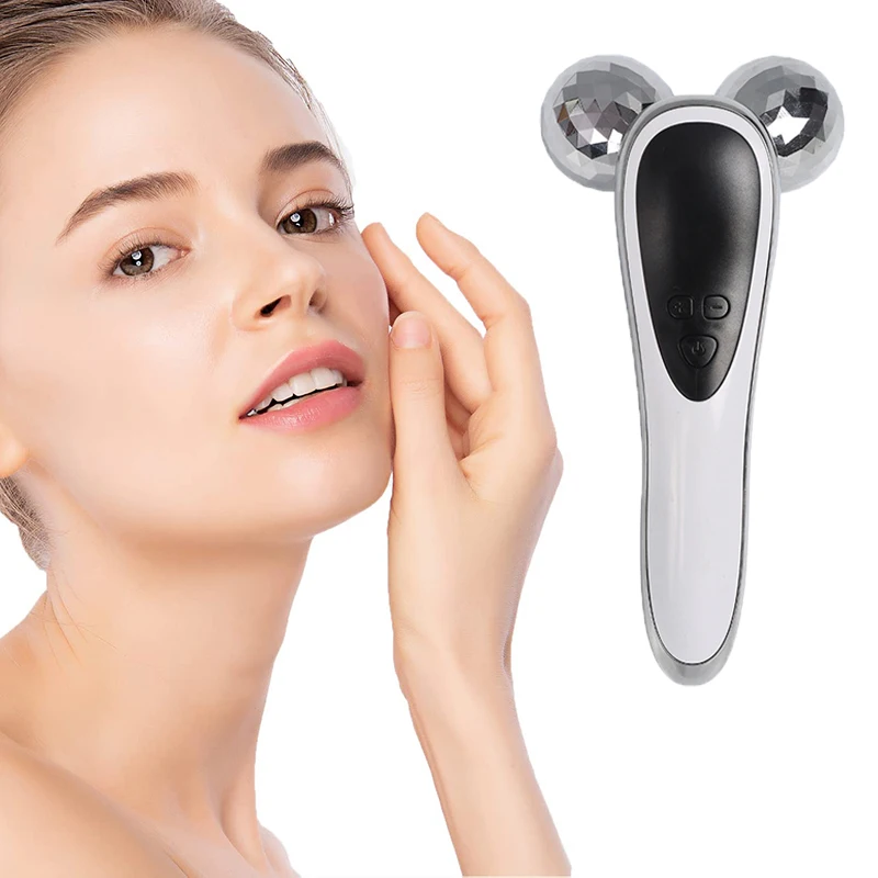 Skin Care Face Massager 3D Facial Slimming Roller Massager Lifting and Tightening Beauty Manual V Face Body Beauty Massage Tool