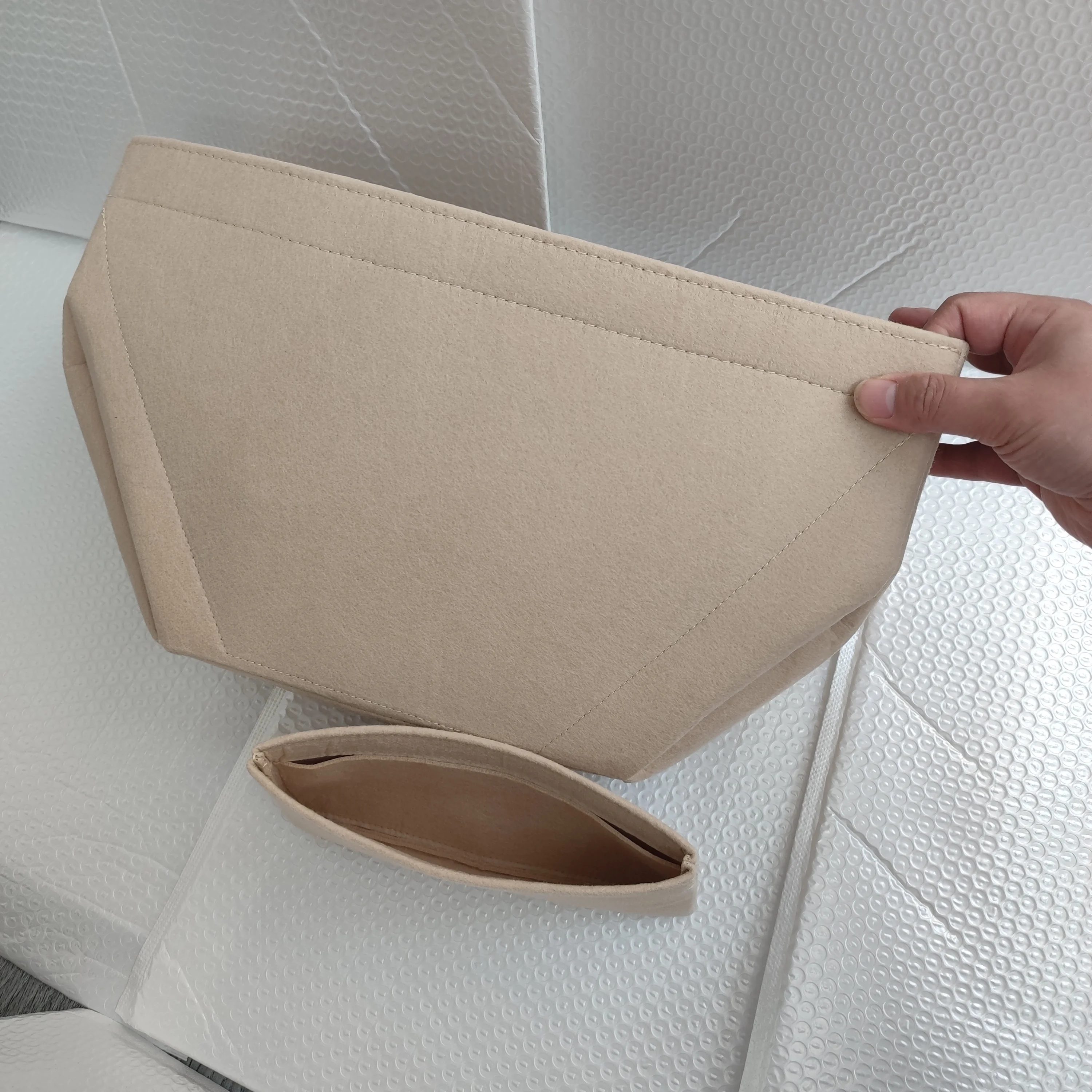 Insert Organizer For Cyme Tote Bag , Lining Storage Pouch And Organization Inner Liner Purse Fit For Cyme Mini Tote