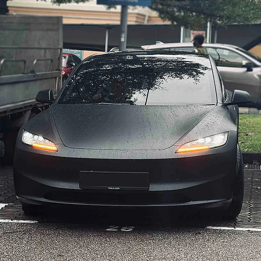 For Tesla Model 3 Highland 2024 2025 Car Paint Protection Film Color Change Film PET Anti-Scratch Vehicle Wrap Car Accessories