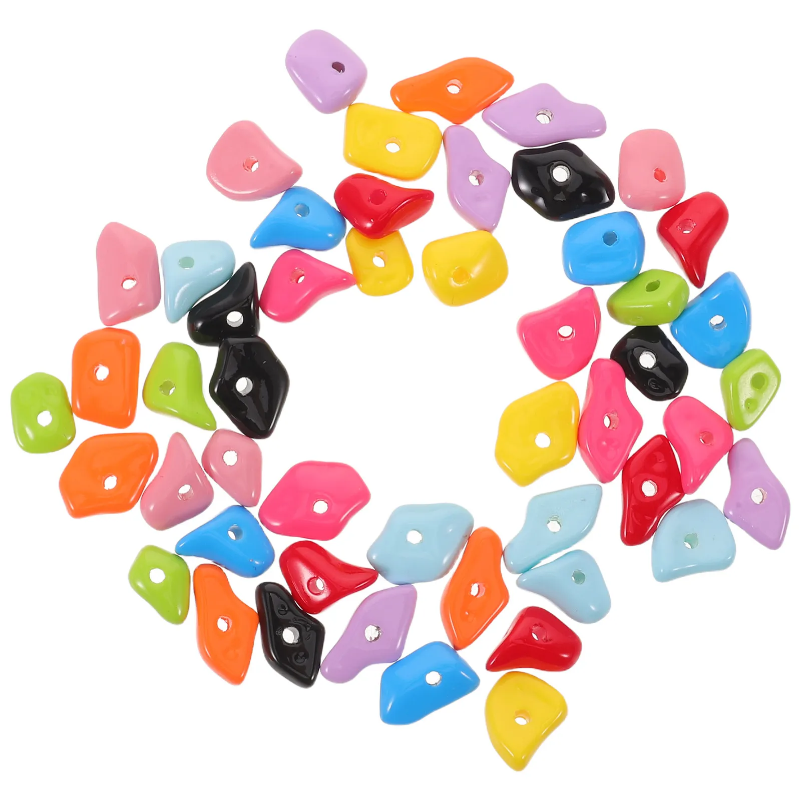50 Pcs Climbing Wall Accessories for Pets Backyard Holds Kids Training Bead Jewelry Making Children's Rock Bearded Dragon