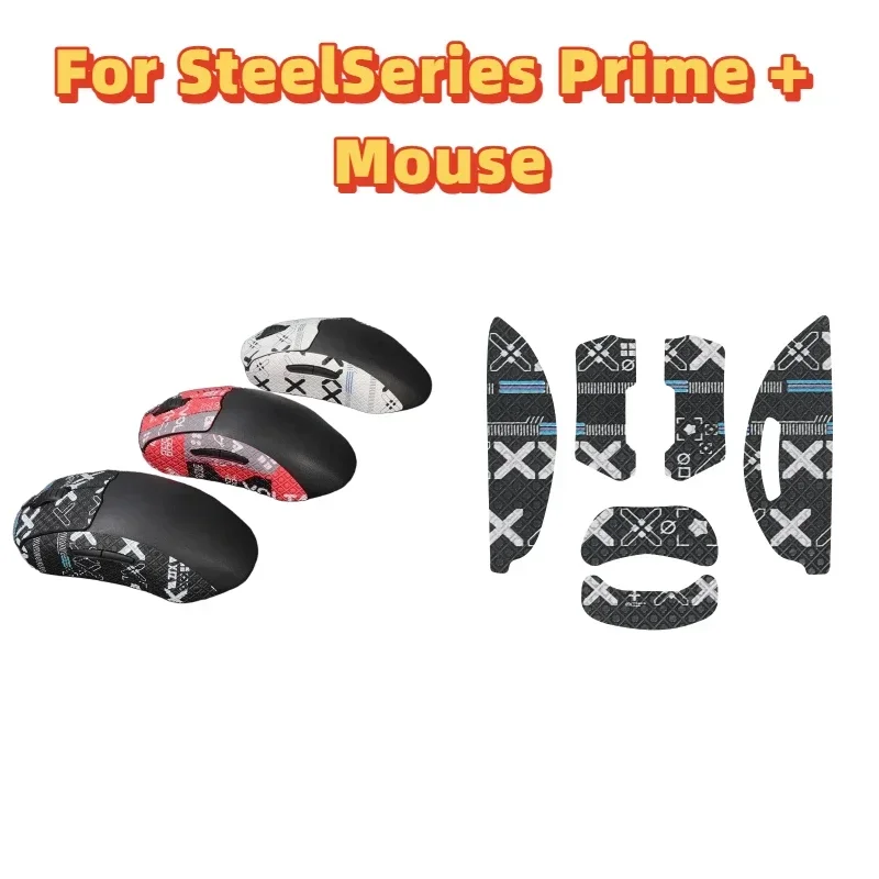 Grip Upgrade Anti-Slip Sweat-Absorbent Tape Premium Anti-Sweat Skin Stickers ，For SteelSeries Prime+ Mouse