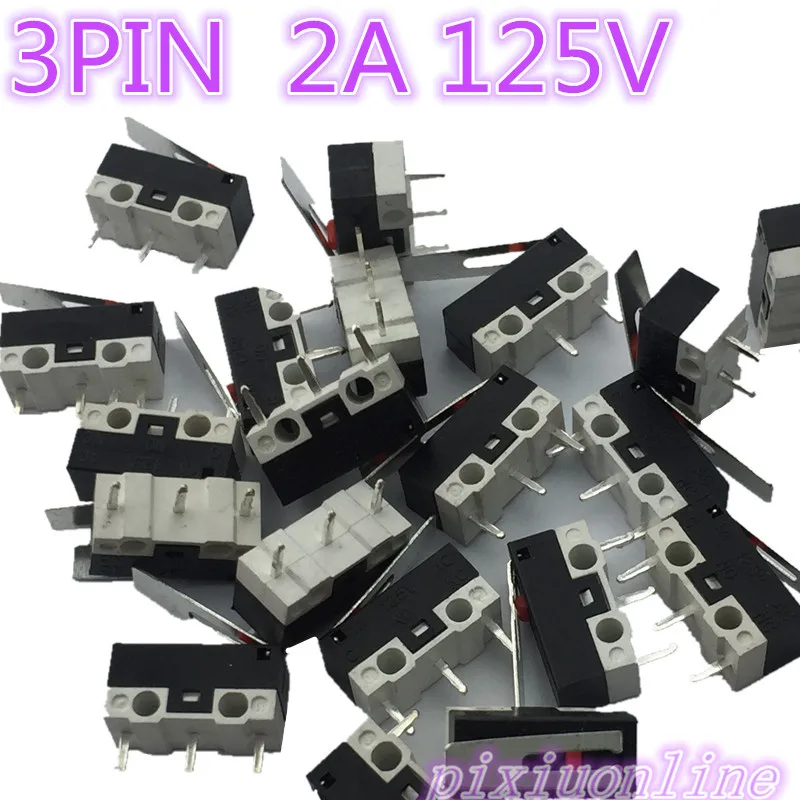 G70Y High Quality 20pcs/lot 3PIN 2A 125V G70 Mini Light Touch Switch for Mouse Switch  Sell at a loss