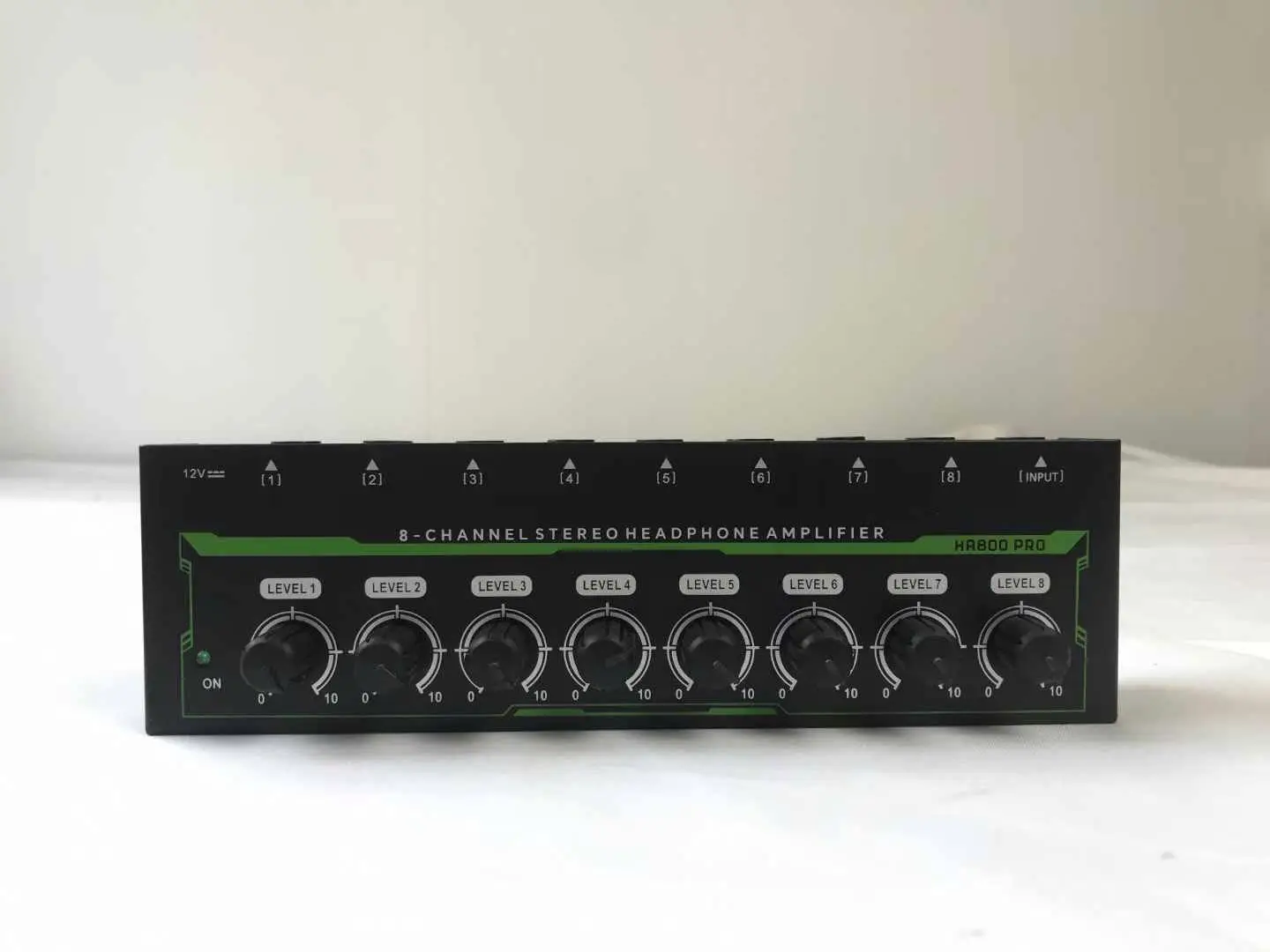 HA400PRO Stereo Earphone Amplifier Studio Headset 4 8 Channel Headphone Amplifier With RGB Light
