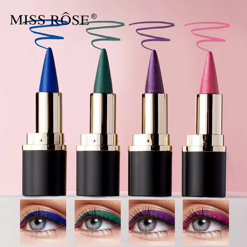 Multicolor Single‑head Eyeliner Gel, Waterproof Smudge‑Proof Long‑lasting Vivid Shade Eye Makeup Cosmetics