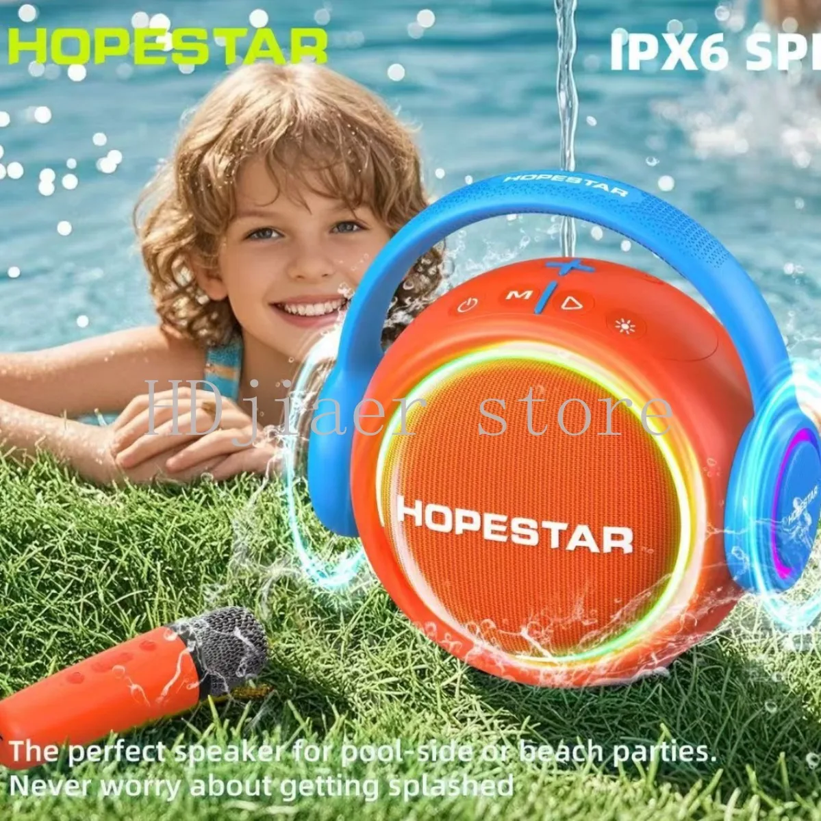 Cute Kids Bluetooth Speaker with Microphone All-in-One Singing Machine Toy Birthday Gift for Boys Girls