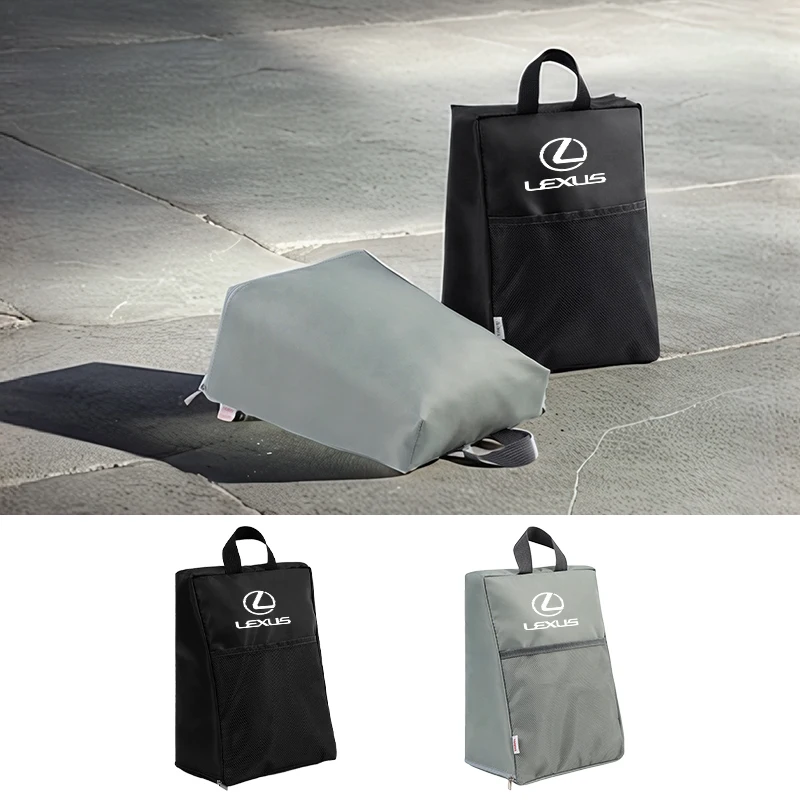 Car Sneaker Organizer Travel Handbag Shoes Storage Bag Accessories For Lexus IS250 IS200 ES350 GS400 GS430 GX460 HS250h IS300