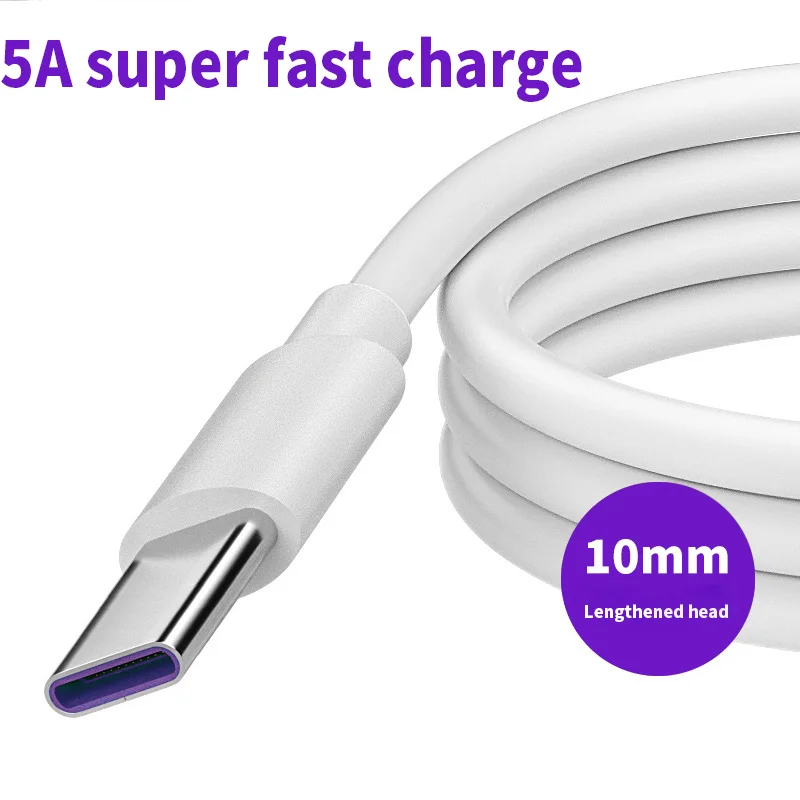 10mm Long USB Type C Fast Charging Cable For Blackview Bv9900 Pro Bv6100 Bv9700 BV9600 Oukitel U18 USB-C Cabel Wire Charger Plug