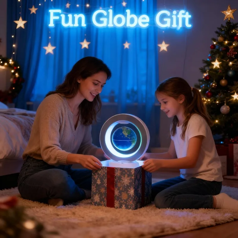 Levitating Globe Bluetooth Speaker Floating Lamp Home Office Desk Cool Tech Gadget Unique Gift For Kids Men Friends Birthday