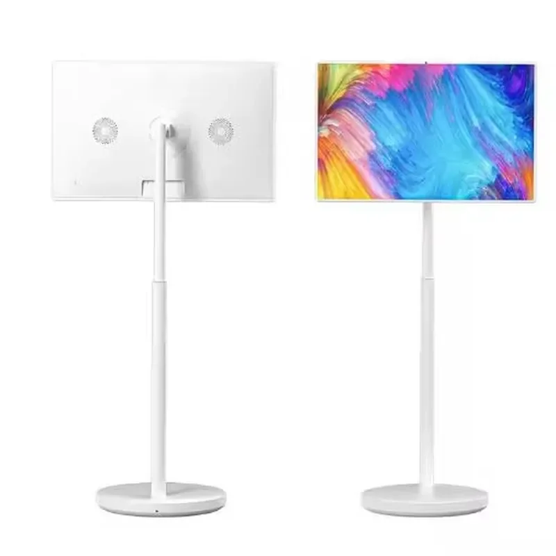 24 Inch Portable Smart TV Wireless Touch Screen LED Monitor Mobile Display For Indoor Outdoor Use Home Entertainment Gaming