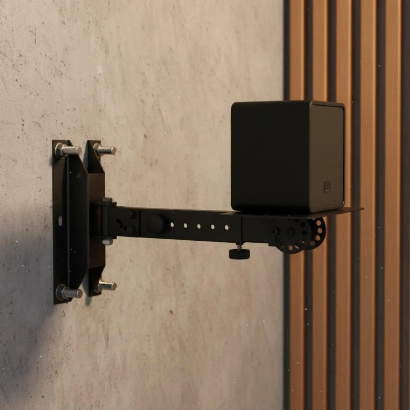 Speaker Wall Mount Bracket Heavy Duty Speaker Wall Mount Audio Accessory Easy Installation Home Hardware Space Saving for Studio