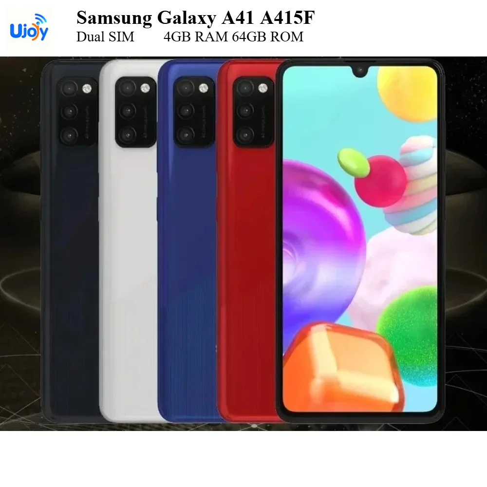 Samsung Galaxy A41 A415F 4G Mobile Phone Dual SIM 6.1
