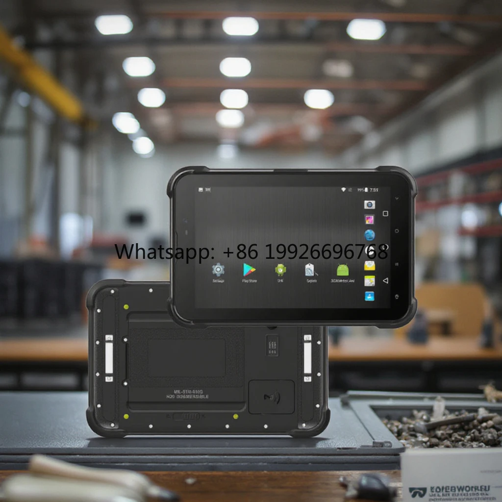 Android 12 Rugged Industrial PDA Tablet PC with 2D Barcode Scanner WiFi for Bluetooth NFC 13.56MHz Stock Available