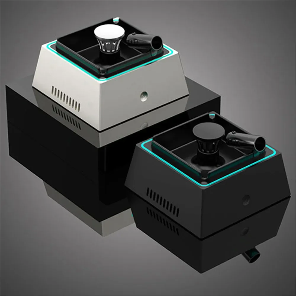 Smoke Removal Air Purifier Ashtray with Dual Color LED Light Smoke Absorbing PM2.5 USB Charging Car Aromatherapy Home Decor