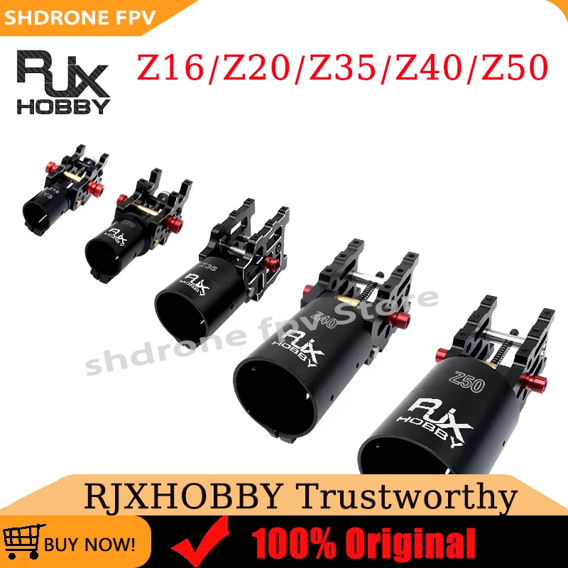 RJXHOBBY Z16/Z20/Z35/Z40/Z50 mm CNC Aluminum Folding Down Arm Tube Foldable Connector Joint for RC Quadcopter Drone