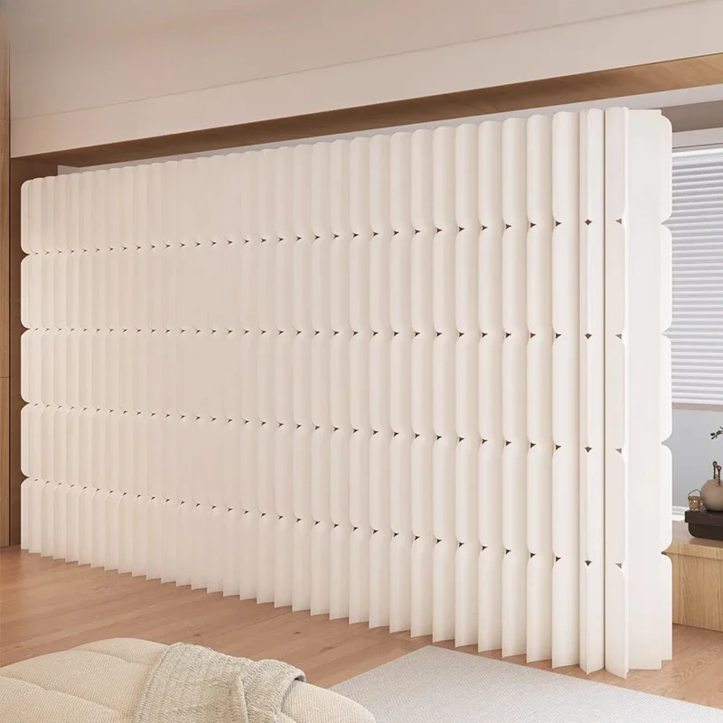 Office living room foldable wall, beauty salon background wall Small apartment partition false wall fence