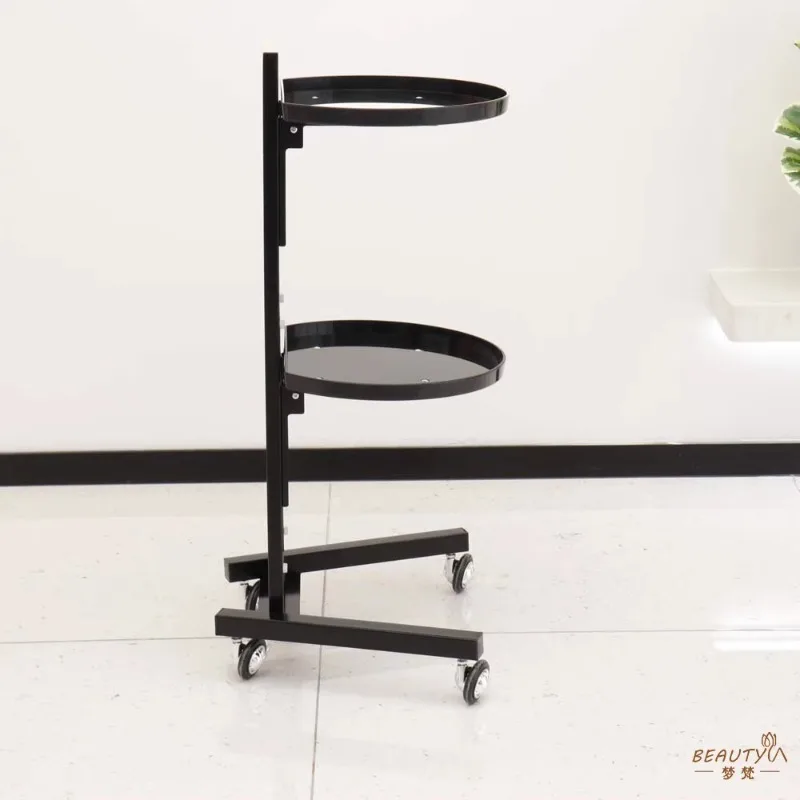 &Salon Perm Dye Storage Tool Cabinet Foldable Salon Furniture Kosmetik Wagen Acrylic Beauty Salon Trolley Nordic Medical Hair