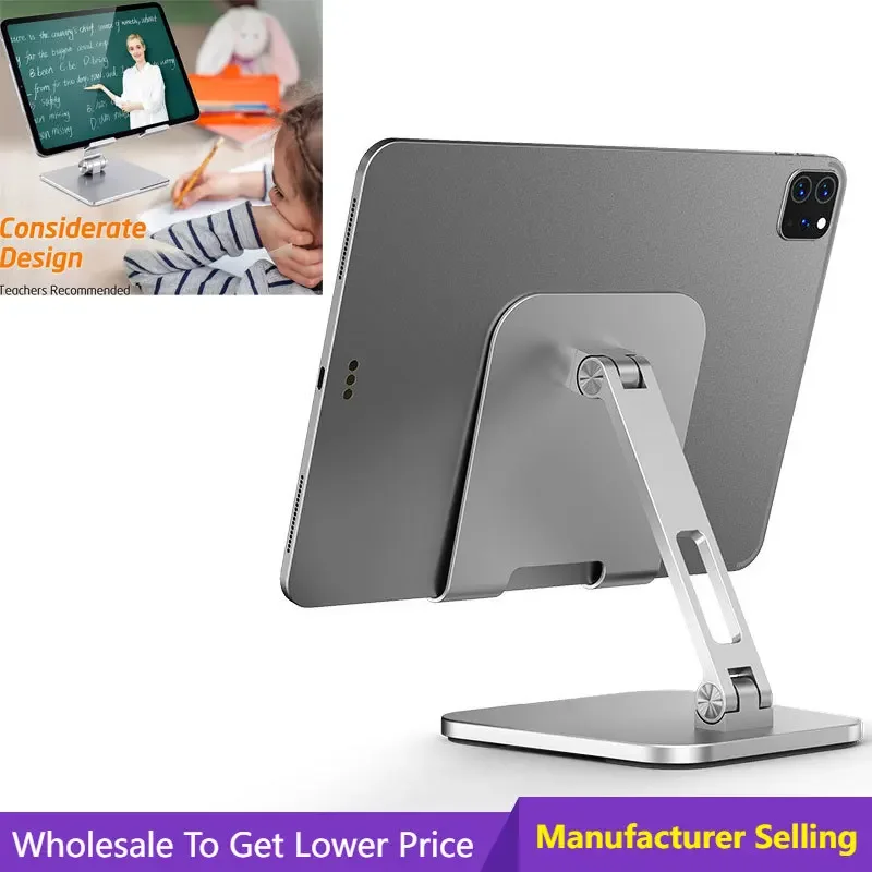 Portable New Metal Reading Stand Adjustable Foldable Cellphone Holder Dock Tablet Pc Support Learning to read aids