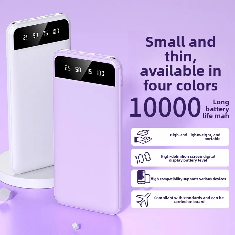 Portable Charger Fast Charging Power Bank 20000mAh High‑Capacity Lithium External Battery for IPhone Android Smartphones