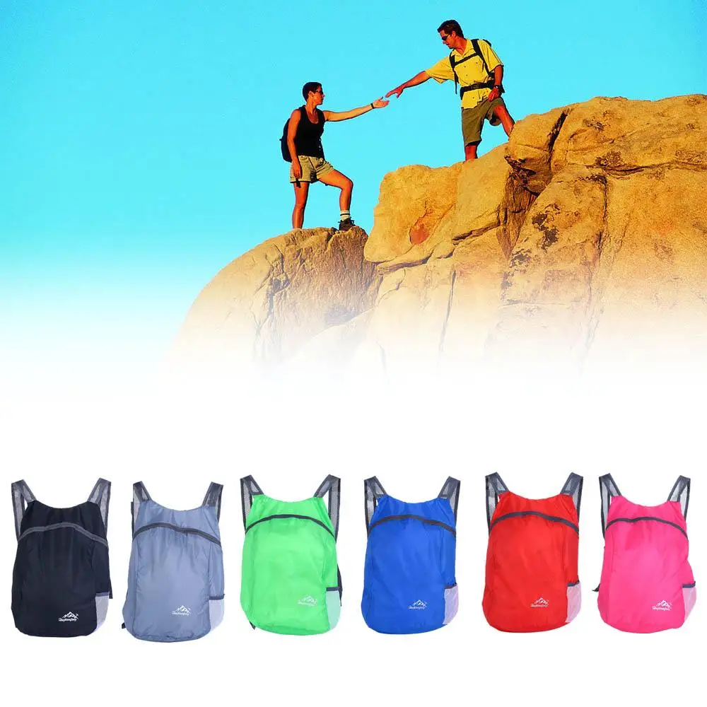 Camping Waterproof Leisure Sport Bags Hiking Outdoor Backpack Lightweight Outdoor Backpack Foldable Backpack Travel Daypack