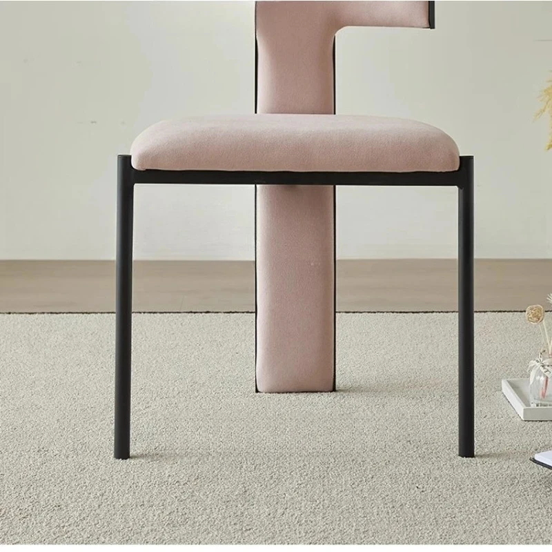 high quality Home light rtaurant art island dining tle chairs, solid wood dk makeup stool