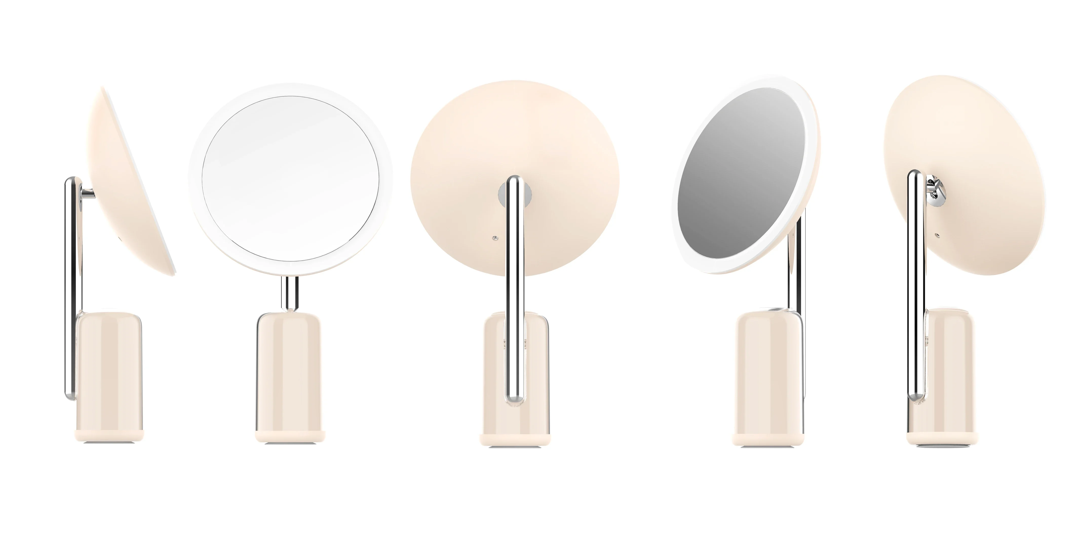 Home Personalized Light Emitting Diode Mirror Space Saving Mirror Tools Makeup Desk Makeup Mirror
