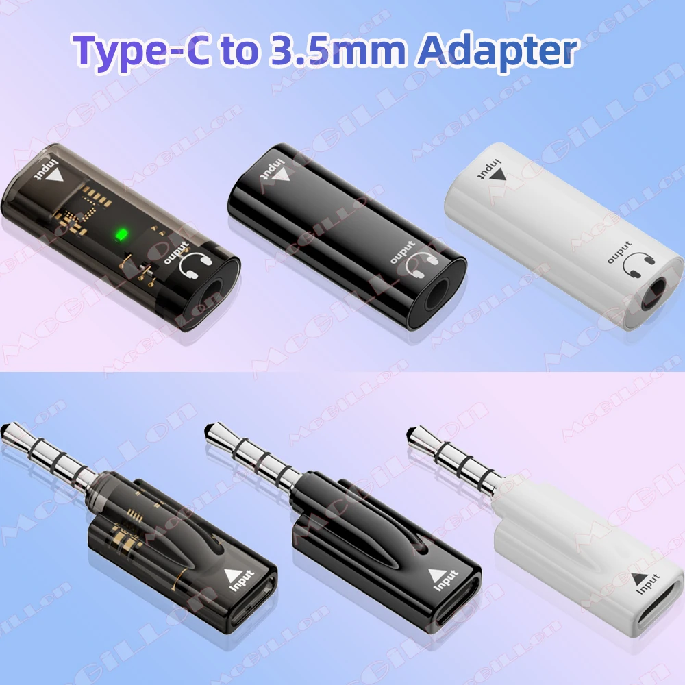 Type C to 3.5mm HiFi Headphone Charger Adapter Female to Male Plug Connector Aux Audio Jack for iPad Pro Samsung Huawei Xiaomi