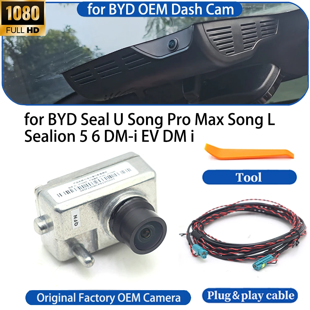 Highcity for BYD Seal U Song Pro Max Song L Sealion 5 6 DM-i EV DM-I Original Factory OEM Dash Cam Camera Driving Recorder HD