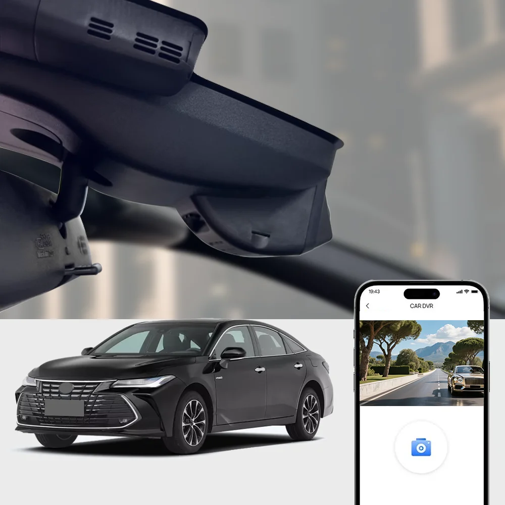 4K HD 2160P WIFi Plug and Play Car DVR Dash Cam For Toyota Touring Avalon XLE 2019 to 2023 2024 2025 DashCam  Accessories
