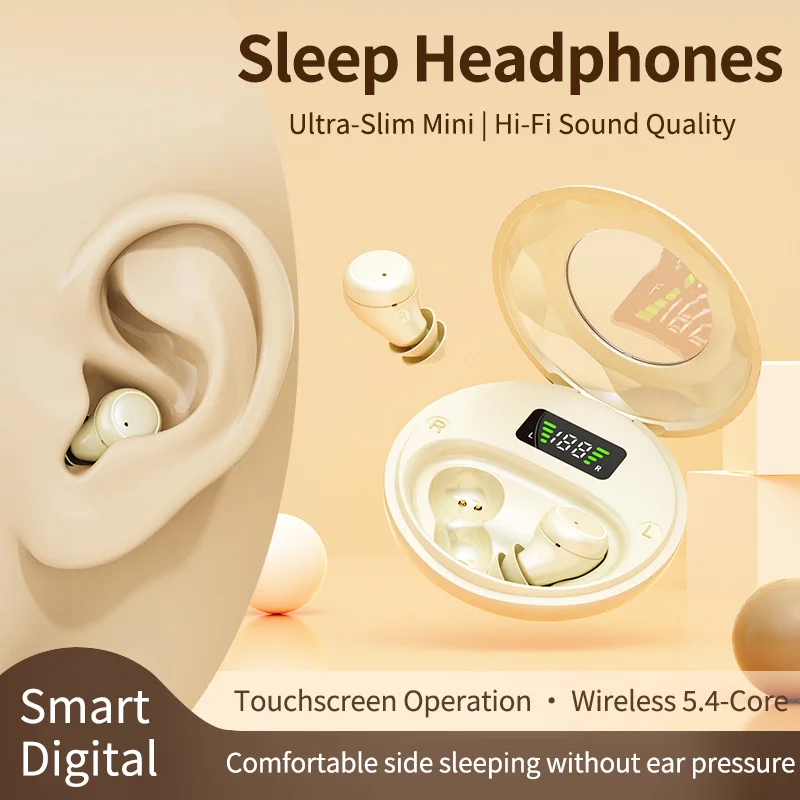 TWS Wireless Headphones Game Bluetooth Headphones with Microphone Noise Reduction High Fidelity Bass Earphones For smartphones