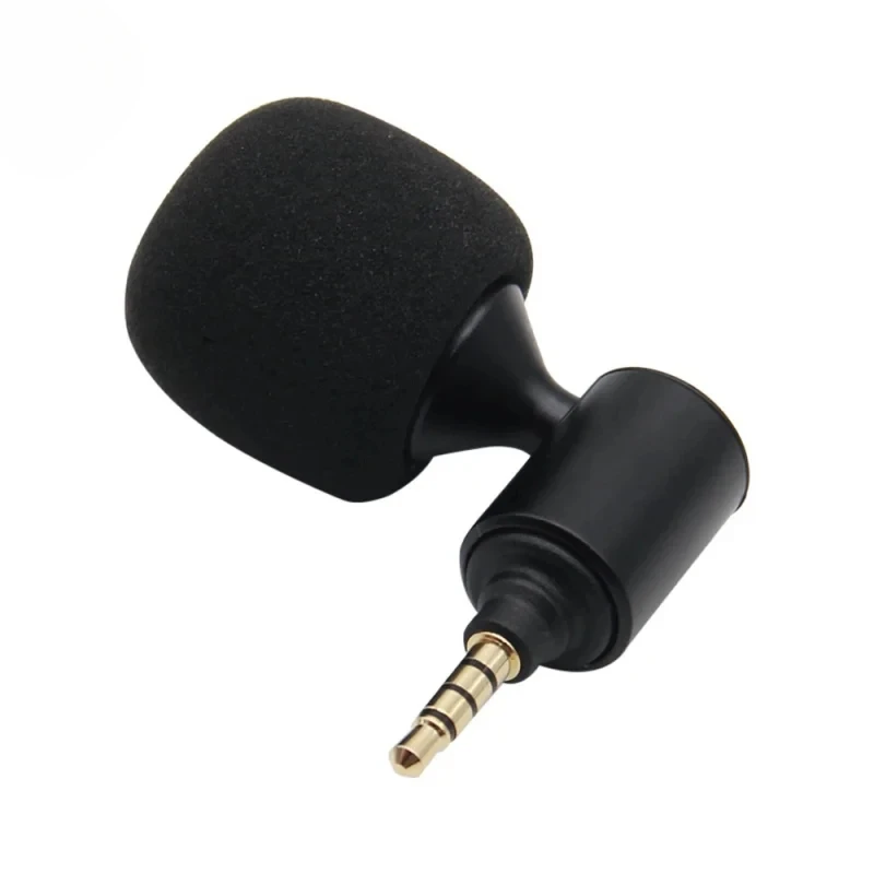 Portable Mini Microphone 3.5mm Stereo Type-C Flexural Bendable Wireless Mic For Phone Cameras Computer Laptop PC Recording