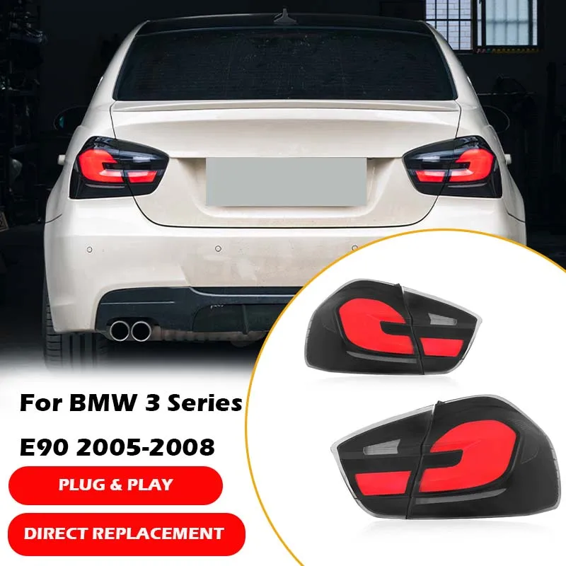 Car LED Tail Lights For BMW 3 Series E90 2005-2012 LED Tail Lamp Dynamic Turn Signal Light Tail Lamp Assembly Car Assemblies
