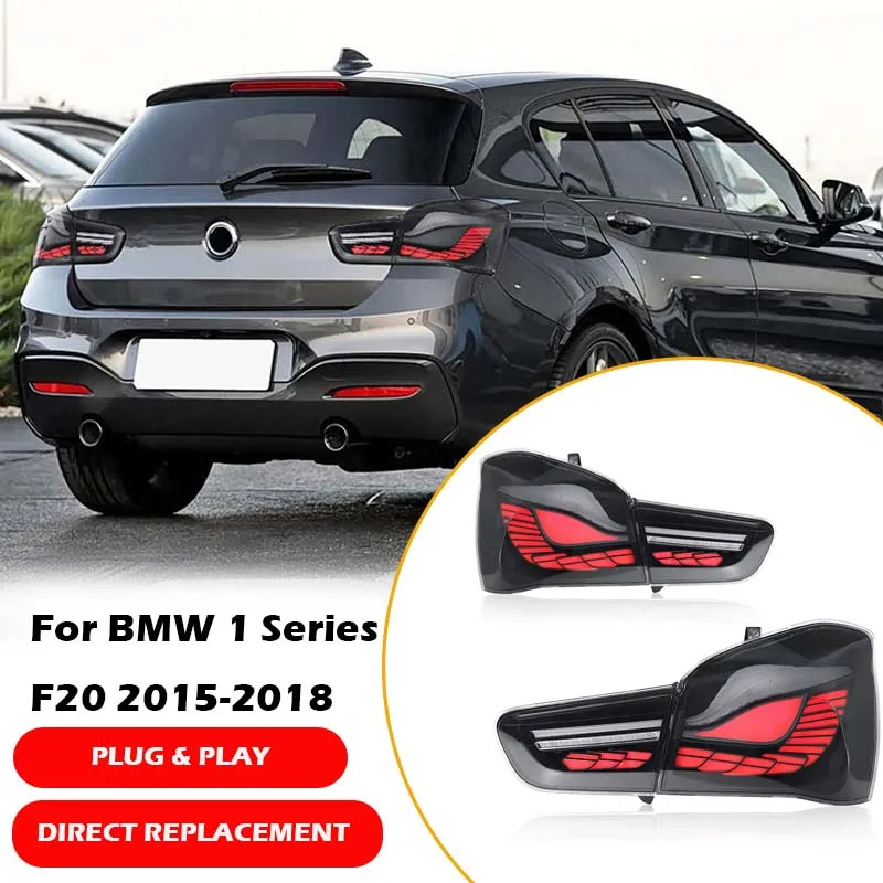 Car LED Tail Light Assemblies For BMW 1 Series F20 F21 Tail Lights 2015-2018 Rear Fog Brake Turn Signal Lamp Plug and Play