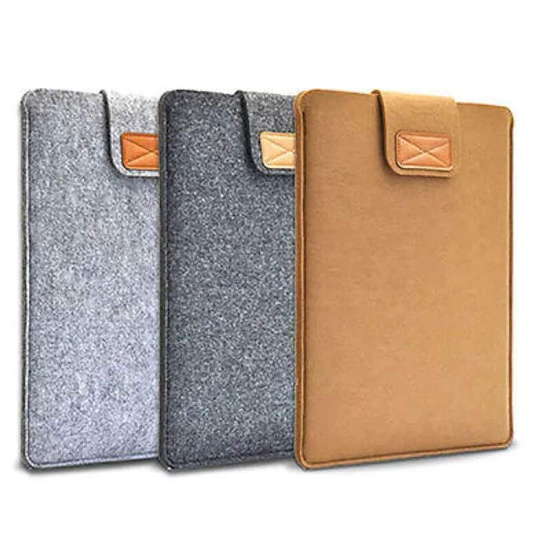 Waterproof Anti‑Scratch Felt Laptop Sleeve Slim Protective Case For MacBook Air iPad Pro Lenovo Notebook Tablet Computer Bag