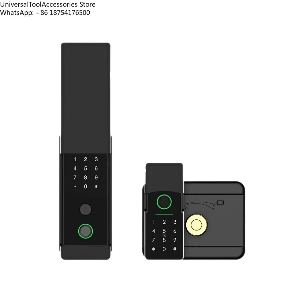 2026 Aluminum Alloy Door Lock with Camera Memory Card and App Remote Unlocking for Home Entry Doors