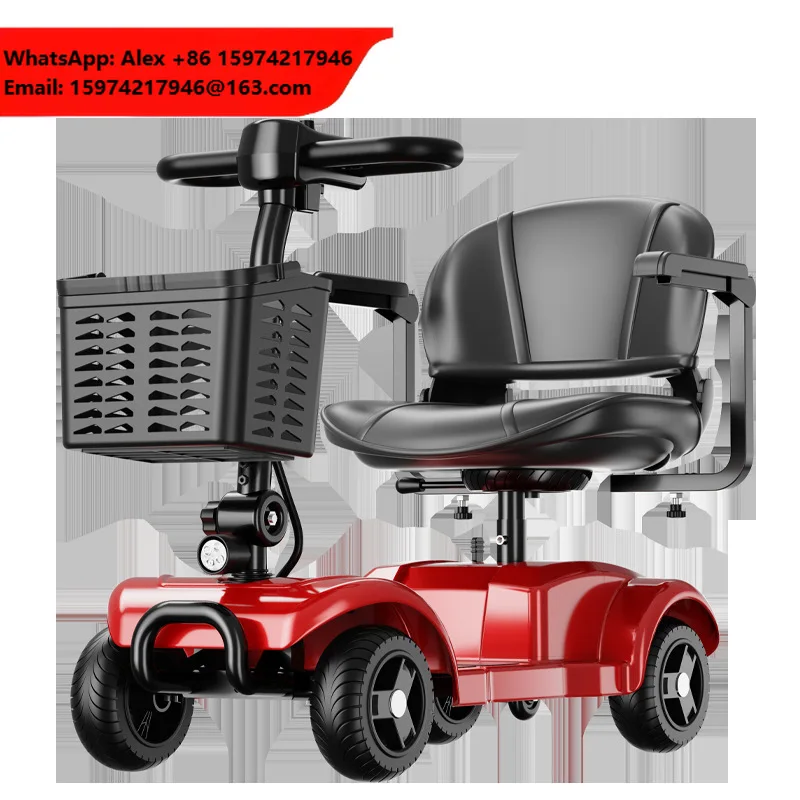 New Model Elderly Special Four-Wheel Dual-Person Electric Mobility Scooter Home Use Disabled Power-Assisted 25km/h