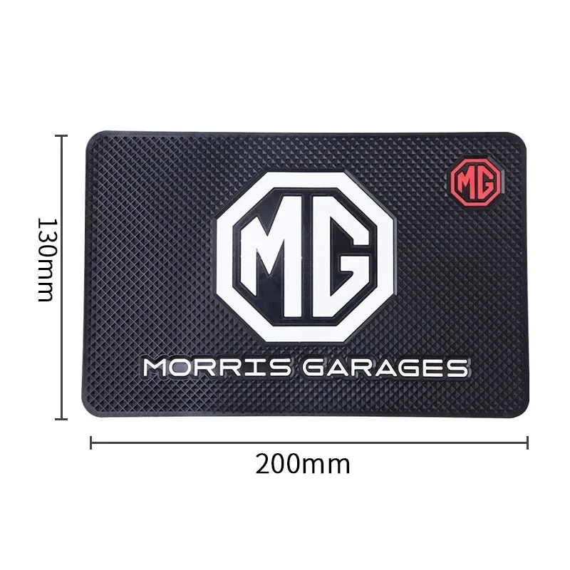 MG Latex Dashboard Anti‑Skid Mat Phone Key Storage Pad Fit MG ZS EV HS EHS PHEV MG3 MG4 MG5 MG6 MG7 GT Z Auto Interior Accessory