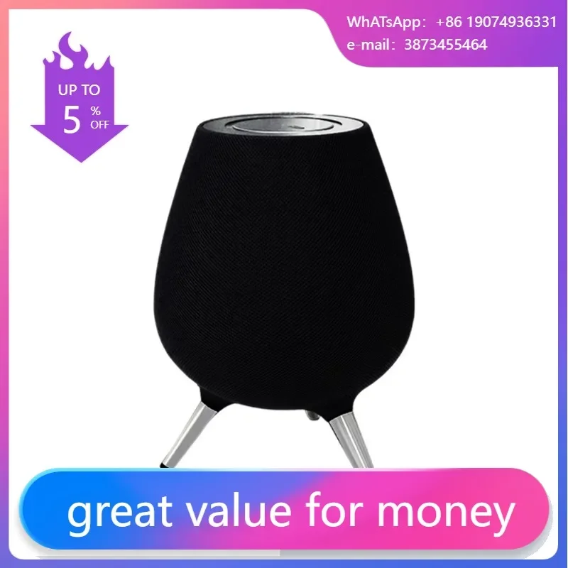 New Model Home Wooden Large Bluetooth Speaker Stereo Private Professional Wireless BT Dj Box Smart Speaker