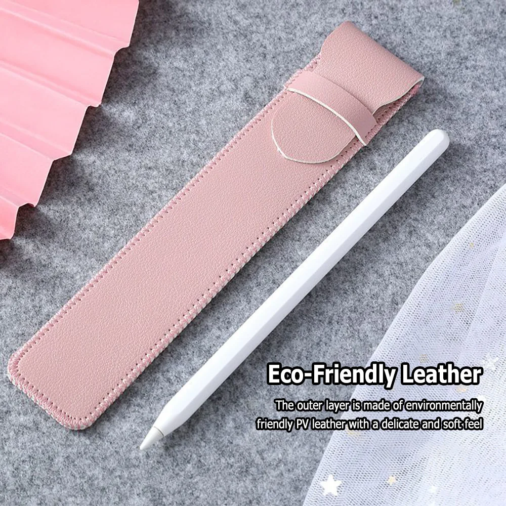 Travel PU Leather Portable Pencil Cases for Pencil 2 1 Stick Holder Pencil Cover Adhesive Tablet Touch Pen Pouch Bag Sleeve Case