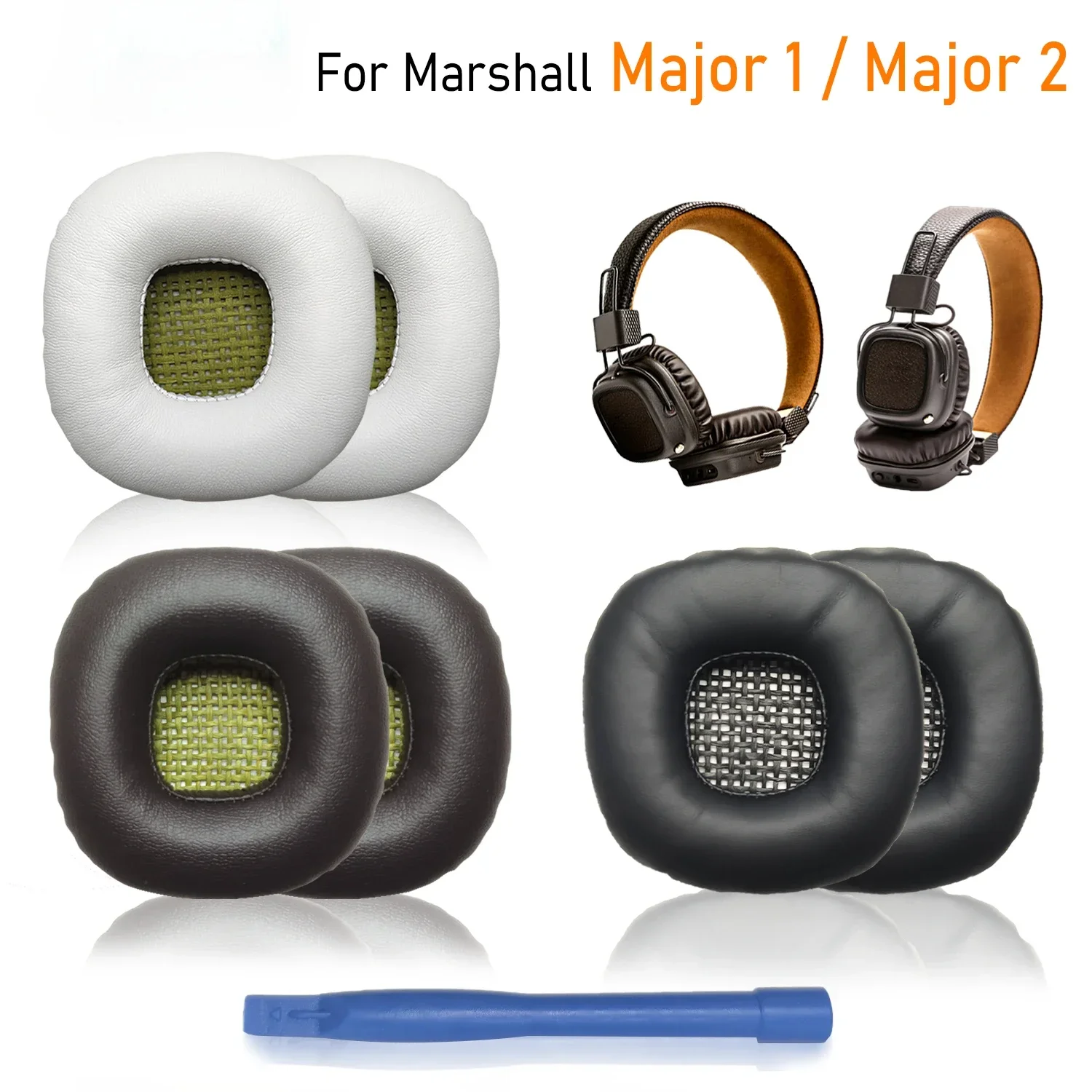 Replacement Earpads For Marshall Major 1 2 Headphones Ear Pads Cushion Cover Major II I  Foam Pad Repair Parts