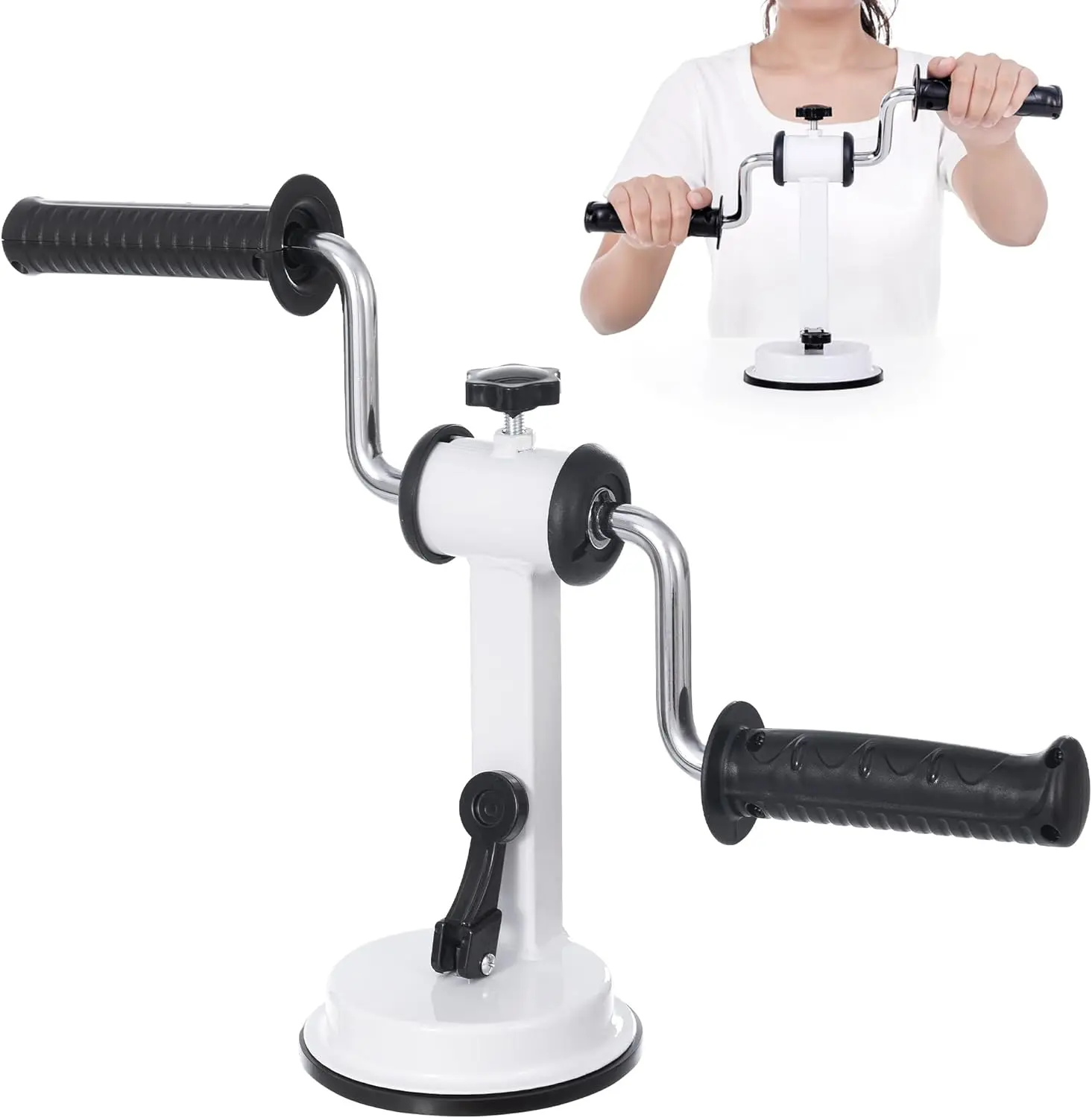 Arm Bike for Physical Therapy | Portable Rehabilitation Exerciser for Arm and Shoulder Workout, Home Fitness Equipment for Senio