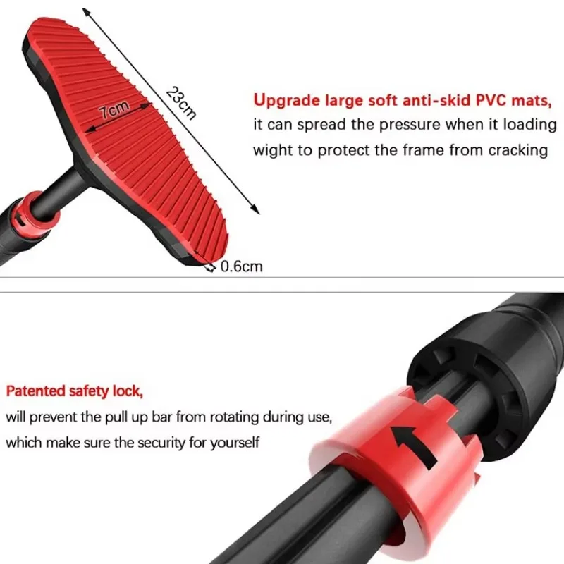 Foldable Door Pull up Bar Portable Home Gym Dip Station Fitness Equipment