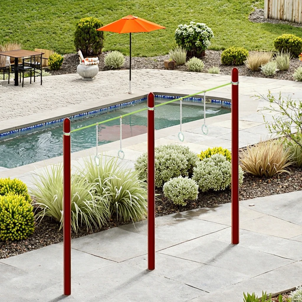 Portable Outdoor Fitness Equipment Calisthenics Park Pull-Up Bar Horizontal Bar for Home or Outdoor Training Newly