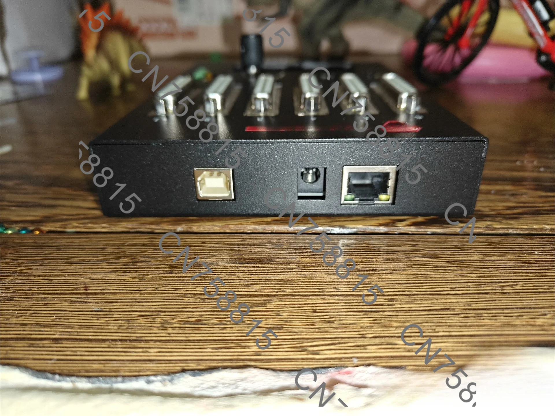 Seven-axis analog racing G-force controller, AMC-AASD15A, with USB cable and emergency stop button connection network cable