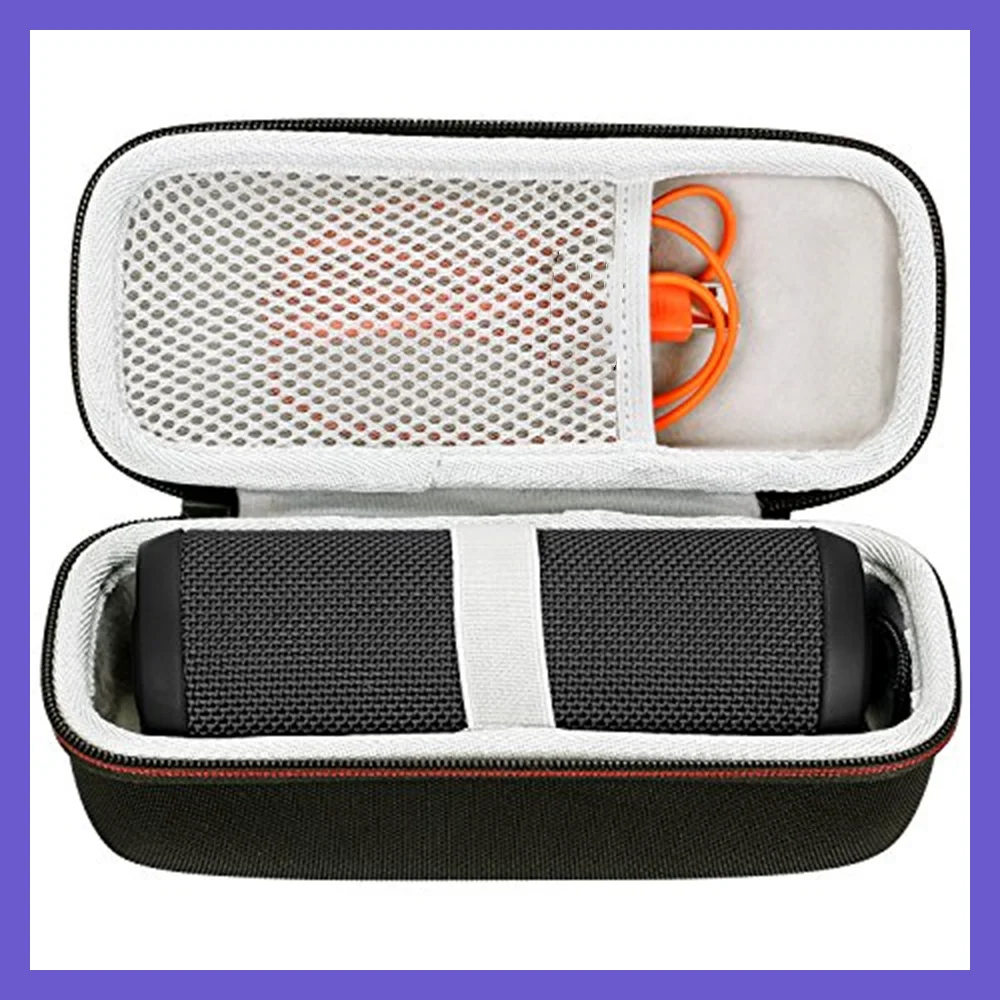 EVA Hard Shell Carrying Box for JBL Flip 6 5 Protective Case Waterproof Portable Wireless Speaker Storage ​Bag Black Travel 