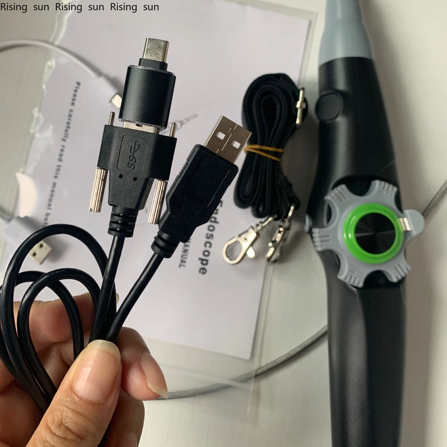 WIFI Flexible Snaked USB Borescope 2 Way Articulation for Android PC IOS