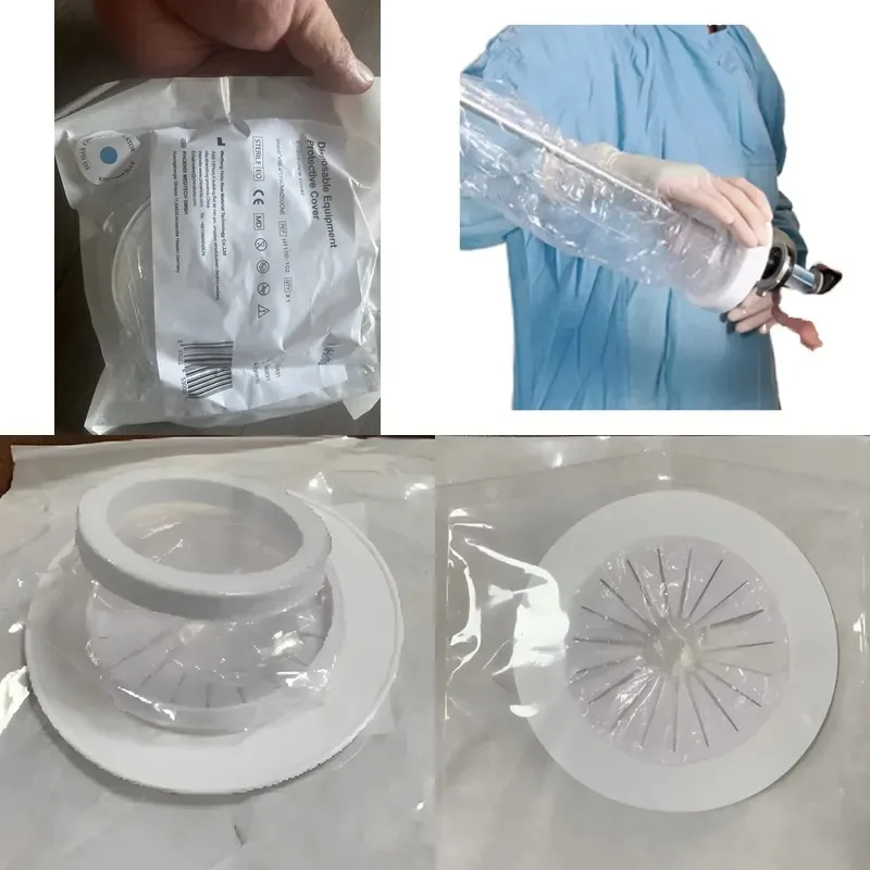 New Single Use Disposable PC+ABS+SILICONE Molded Instrument Endoscope Camera Cover ISO