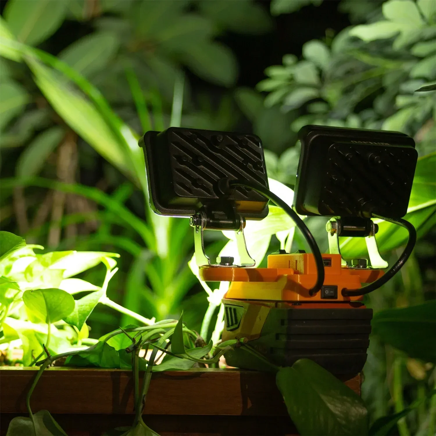 For HILTI 22V B22 Lithium Battery Portable LED Work Light Workshop Travel Lights Outdoor Wireless w/USB Double Headlight