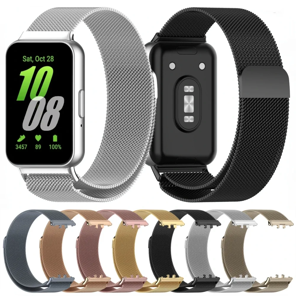 Magnetic Loop Band for Samsung Galaxy Fit 3 Strap Smart Watch Bracelet Wristband for Samsung Galaxy Fit 3 Metal Watchband Belt