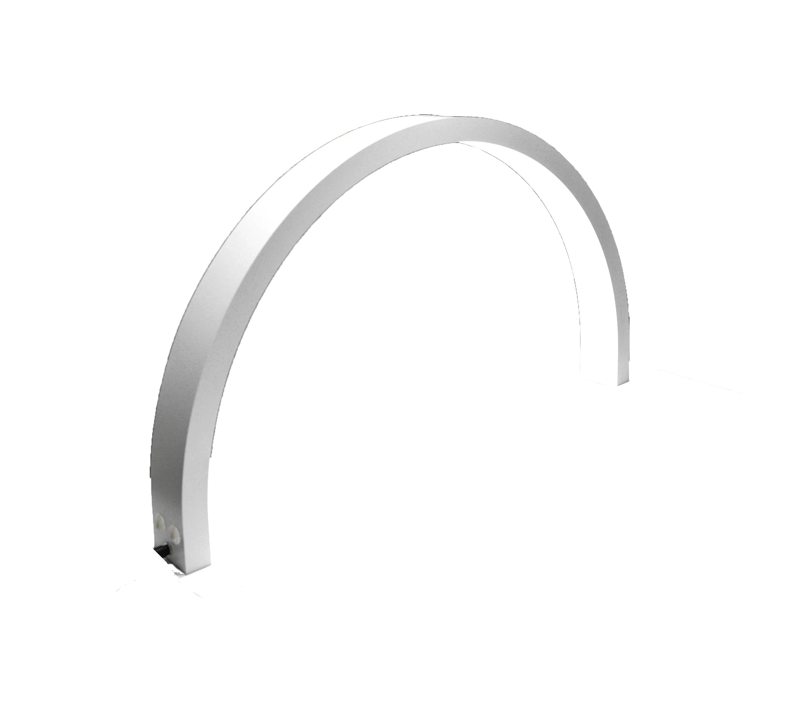 28inch Custom Logo Diamond Arc Floor Lamp Lash Light Half Moon Light Lamp For Lashes Eyebrow Tattoo Photography Ring Lighting